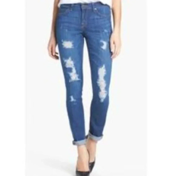 Cookie Johnson Denim - CJ by Cookie Johnson 'Glory' Slim Boyfriend Jeans